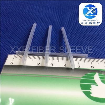 60 มิลลิเมตรใสไฟเบอร์ออปติก Splice Sleeve สําหรับไฟเบอร์กระจายกล่อง