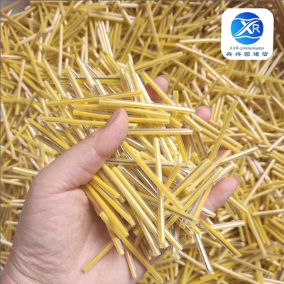 EVA 1.5mm สีเหลือง สายไฟเบอร์ออปติก Splice Sleeves Cross Connect กระเป๋า