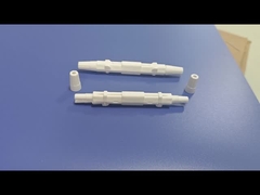 กลมกล่องป้องกันไฟเบอร์ออปติกสีขาว