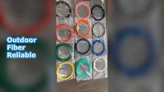 ท่อหลวมไฟเบอร์นอกอาคารใส 1000ม